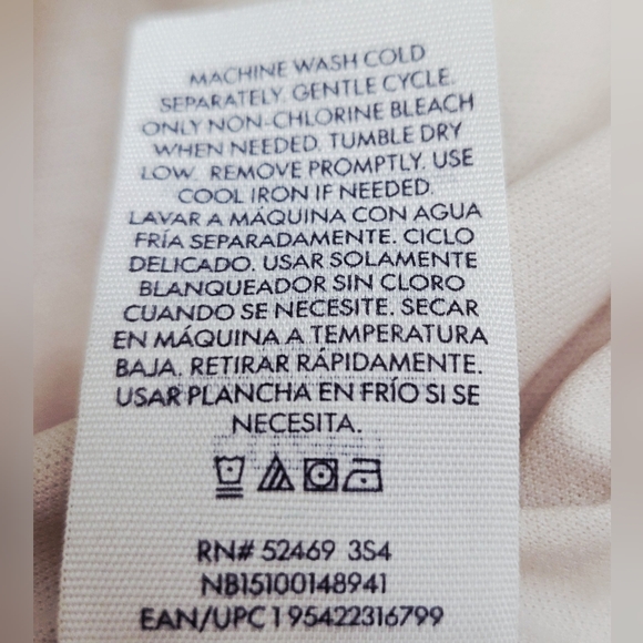 No Boundaries Cream and Pink Heart Teddy Cropped Jacket | Size Large - Picture 5 of 5